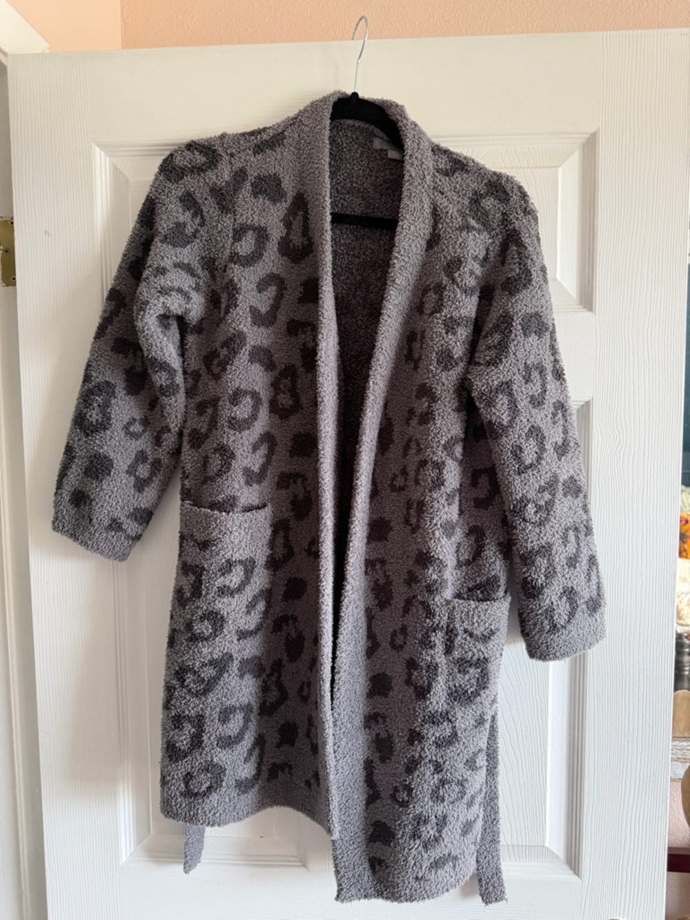 Barefoot Dreams Grey Plush Cozychic Cardigan